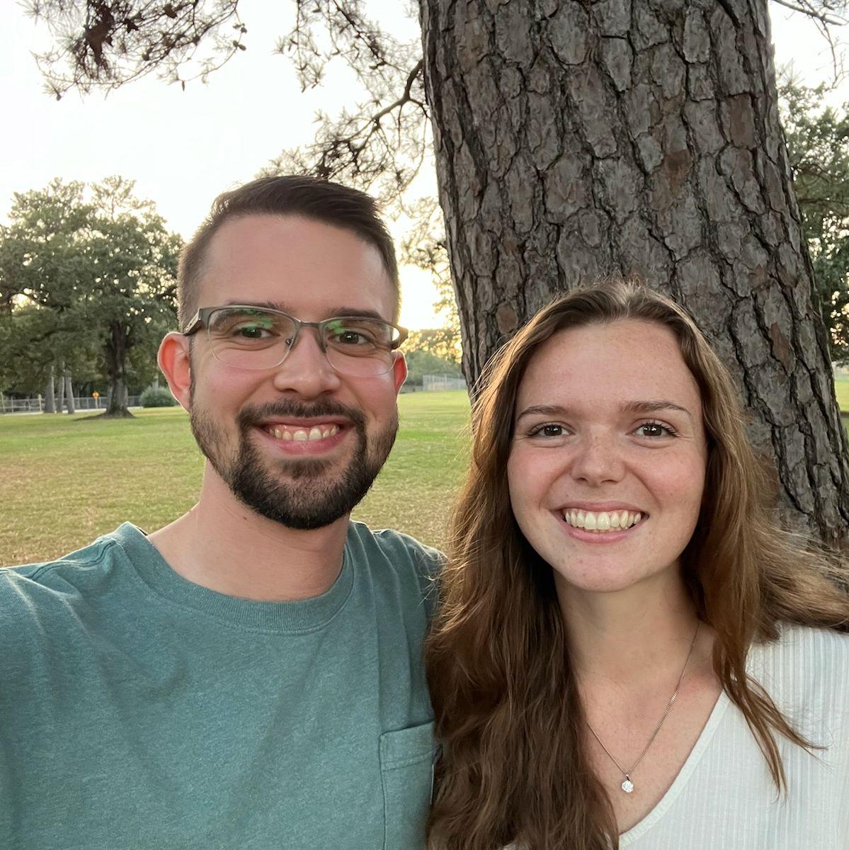 Our first date! Jonathan's first trip to see Hannah in Houston, TX!