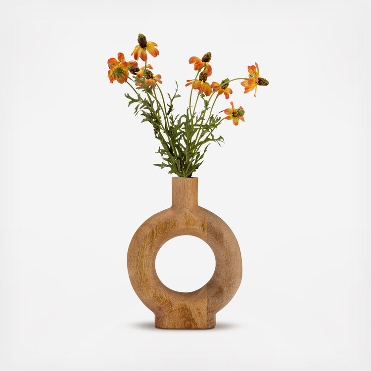 Sagebrook Home, Donut Shaped Vase | Zola
