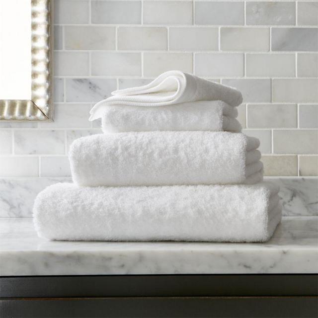 Egyptian Cotton White Bath Towels