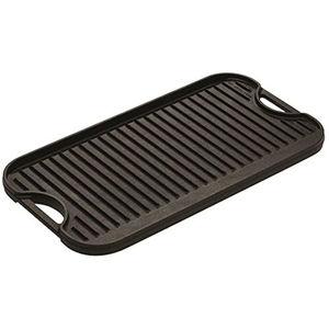 Lodge LPGI3 Cast Iron Reversible Grill/Griddle, 20-inch x 10.44-inch, Black