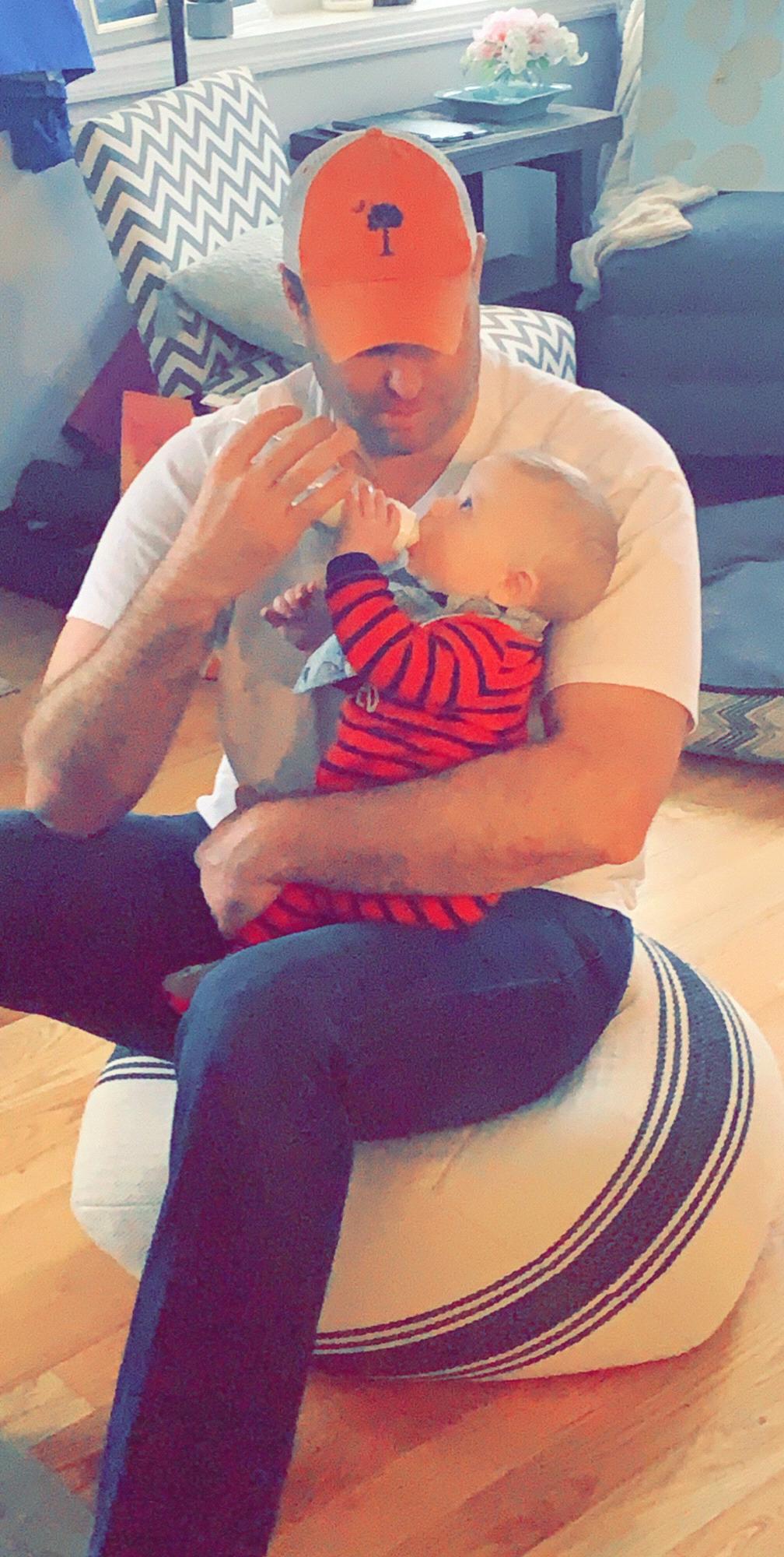 Eric with Graham (Bridesmaid Sara Poole’s son)