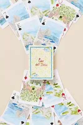 Loulou Baker Watercolor City Playing Cards
