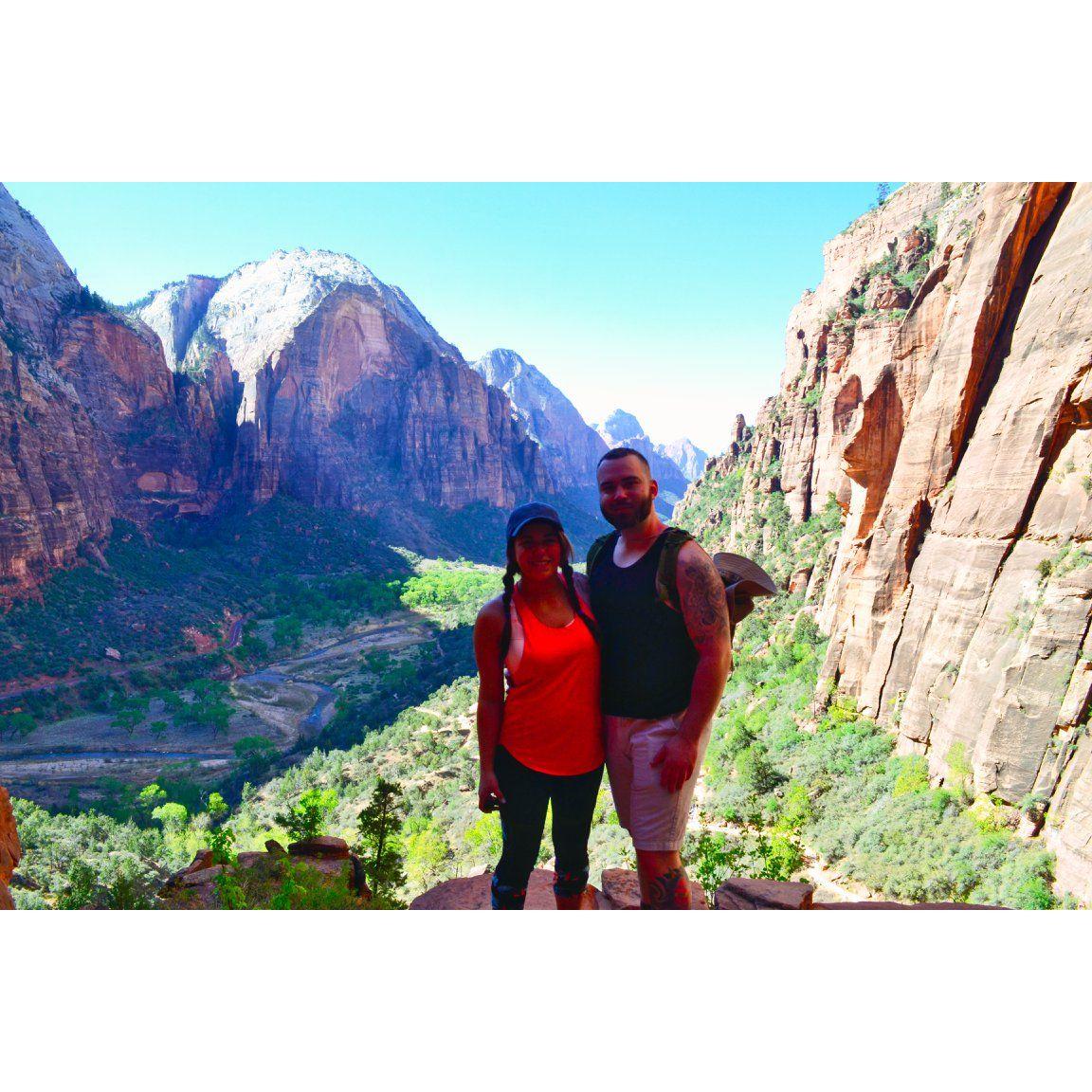 Our first vacation together, traveling across Utah to see all the National Parks