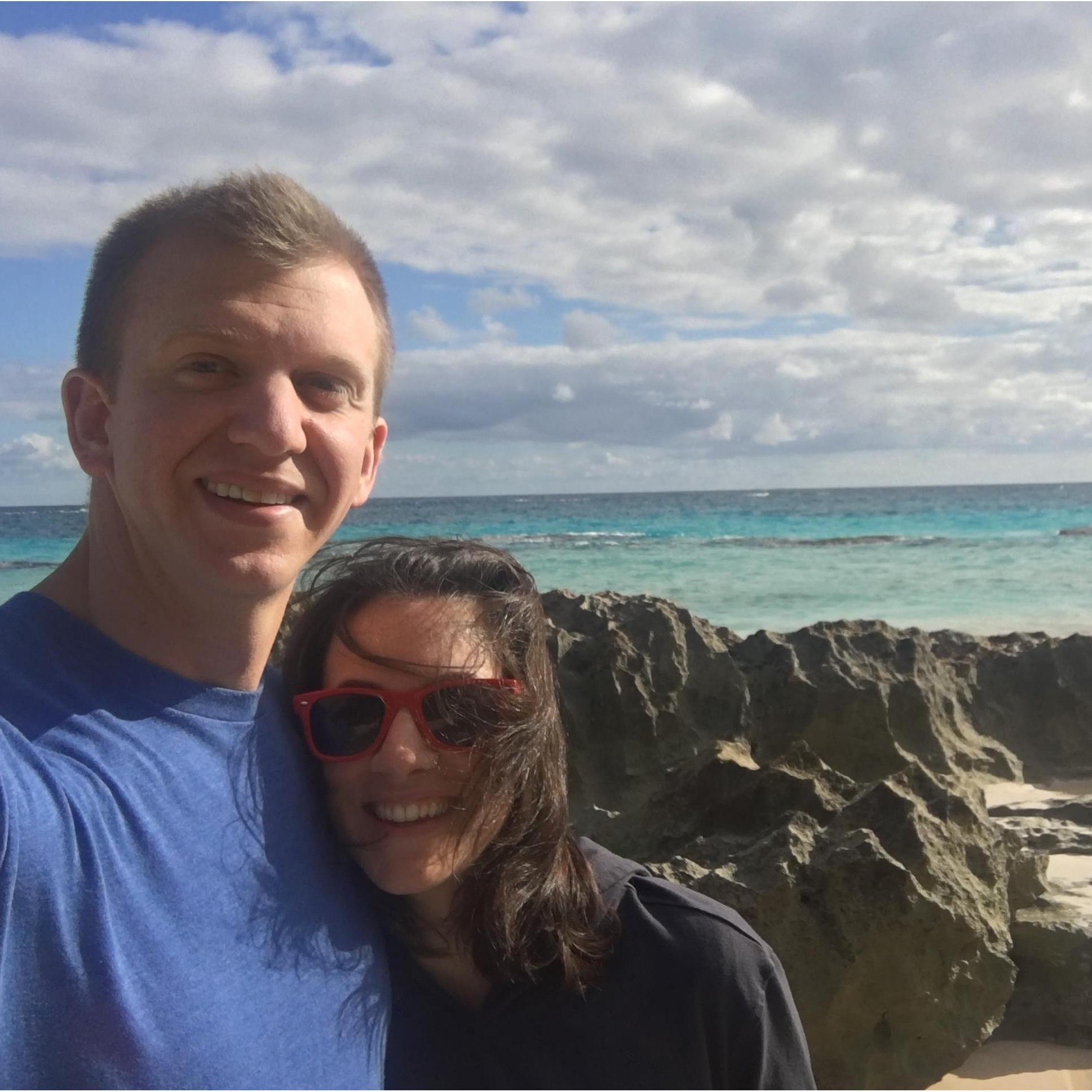 Taking in the ocean views after landing in "Boo-muda" #swizzle