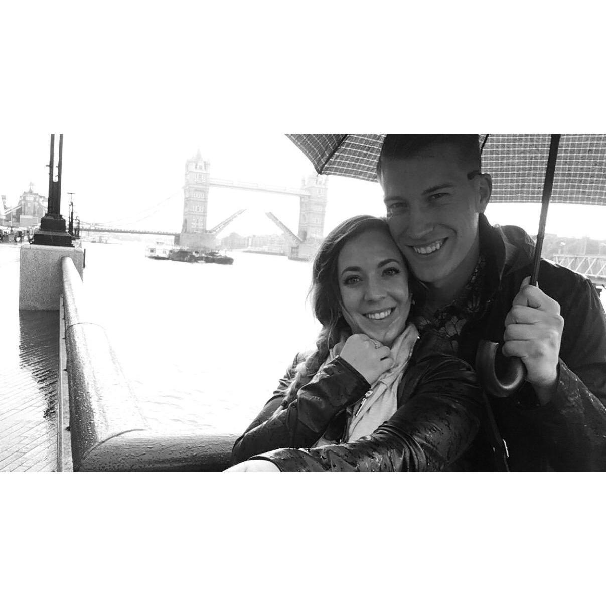 2016 - Our first RIFT soccer (and European) trip together! London Bridge, London, UK