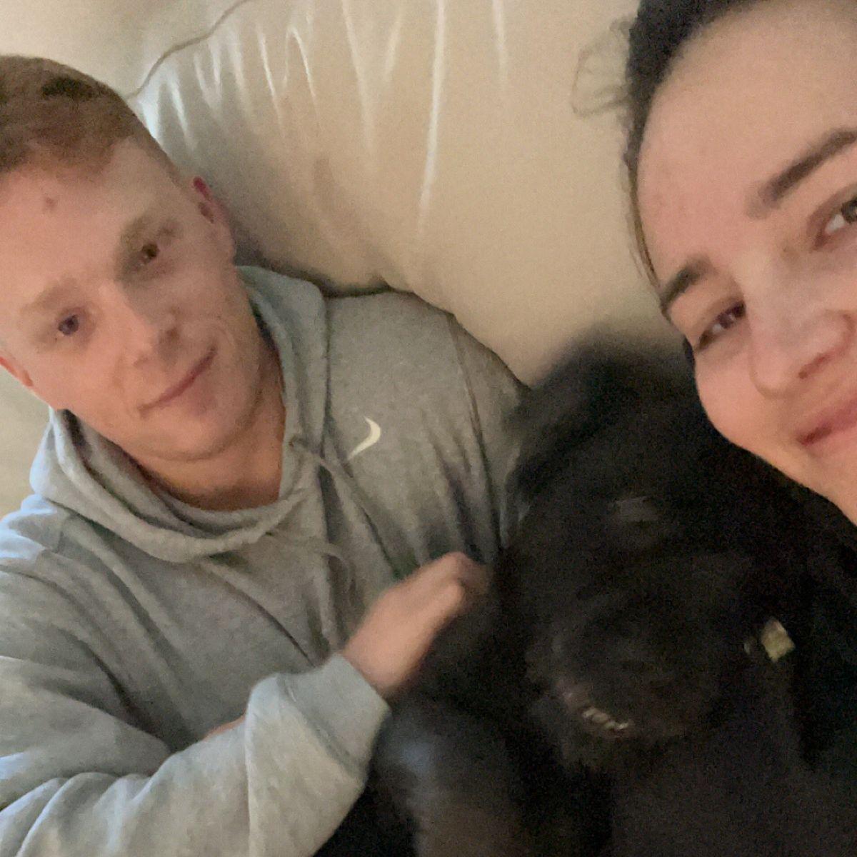 Buddy couch cuddles