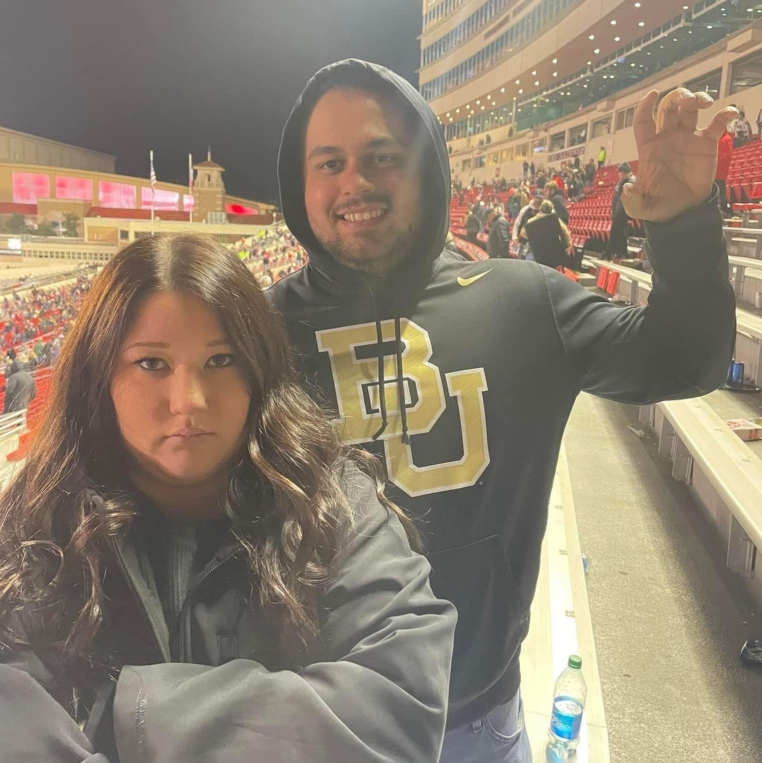 Tech vs. Baylor - Football Game...you can guess who won!