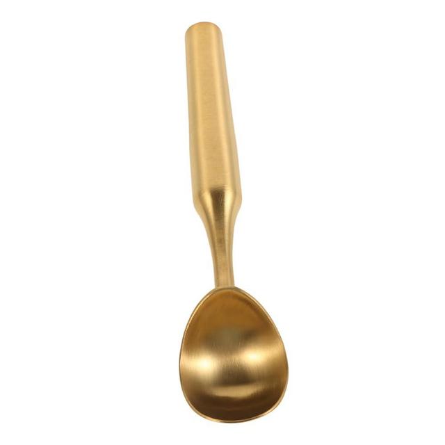 LABRIMP Effortless Squeeze Ice Cream Scoop Nonstick Stainless Steel with Handle for Melon Cookie