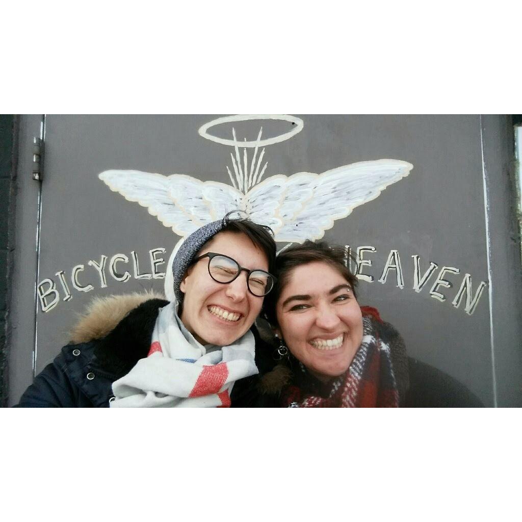 Pitsburgh PA 2017
First time living in the same city. If you've never been to Bicycle Heaven in PGH...run do not walk.
