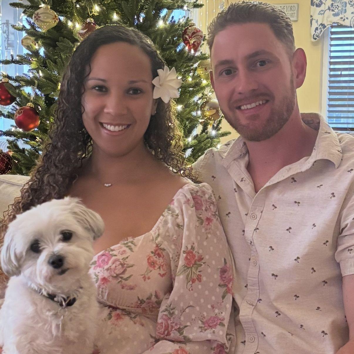 Home for the holidays! First Christmas together