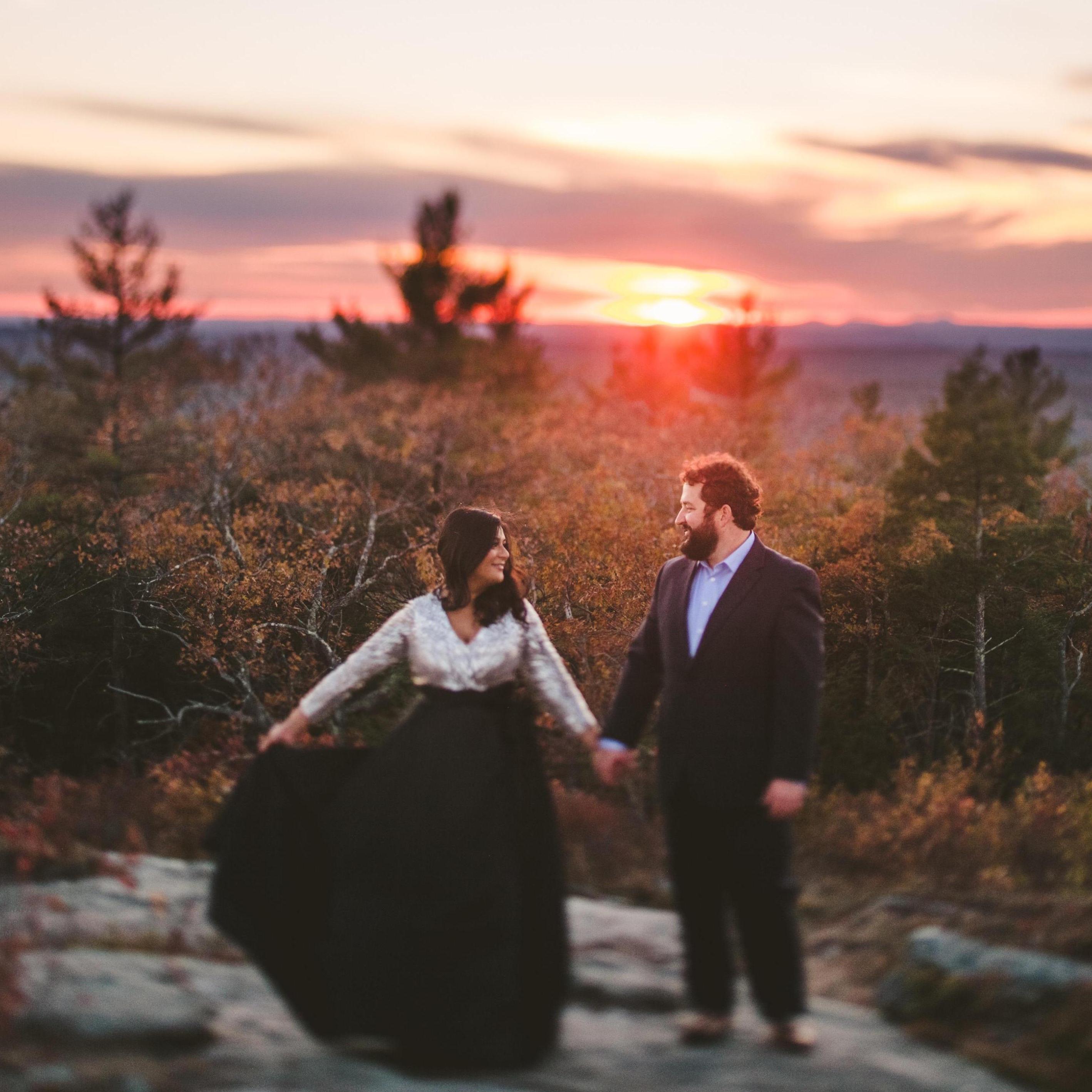 Engagement photo shoot, November 2020