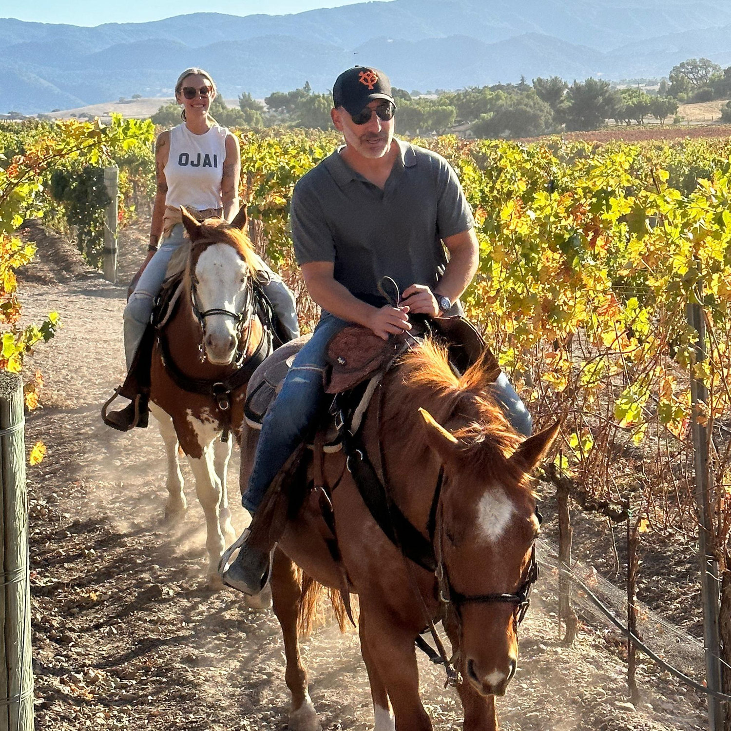 Our second date, in Santa Ynez Valley!
