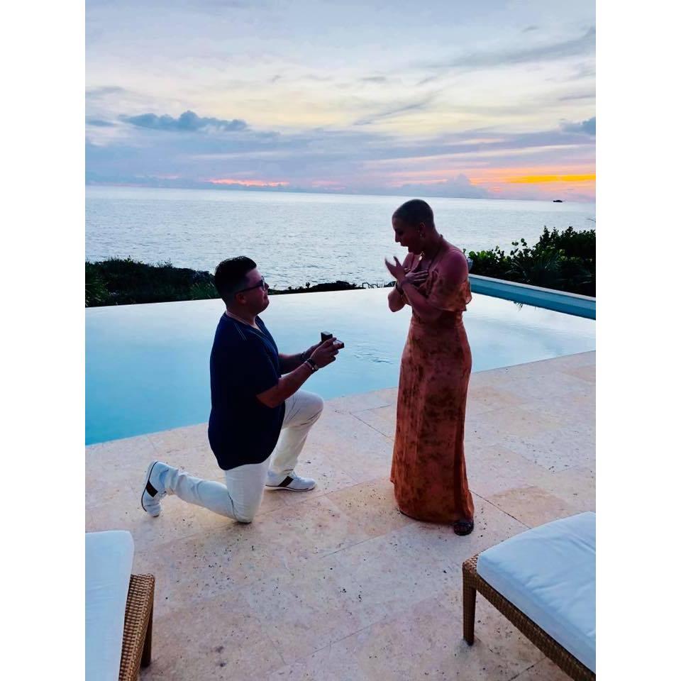 New Years Eve 2017 , when Dominic Proposed!
