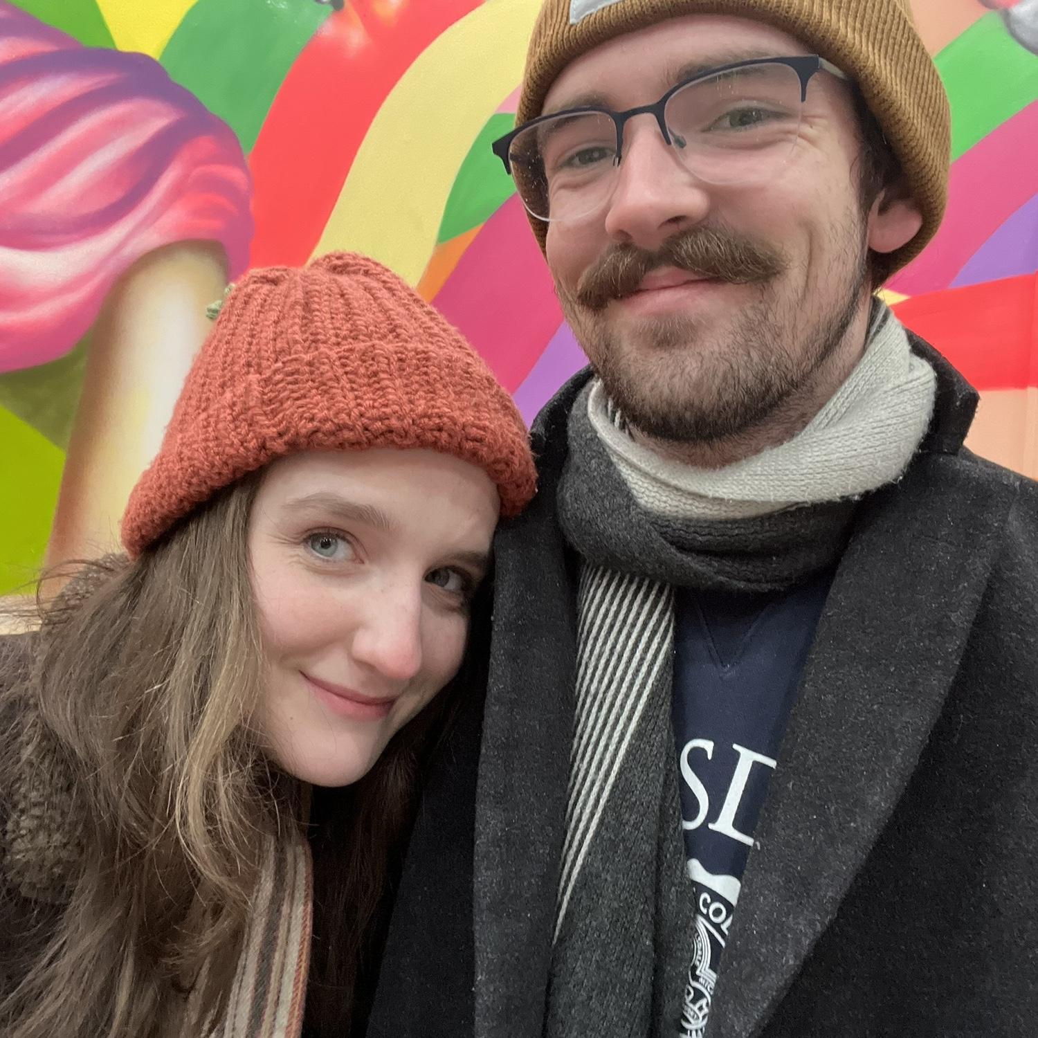 One of our first dates, February 2023