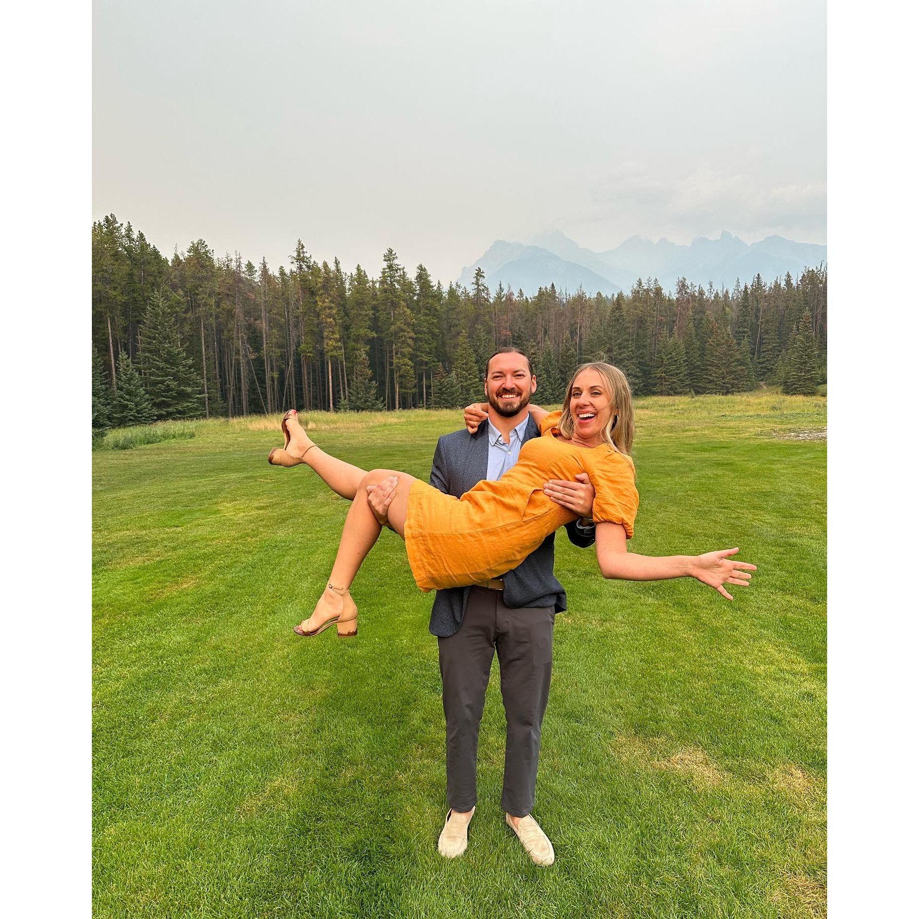 Alex and Gabi's wedding in Banff, CA