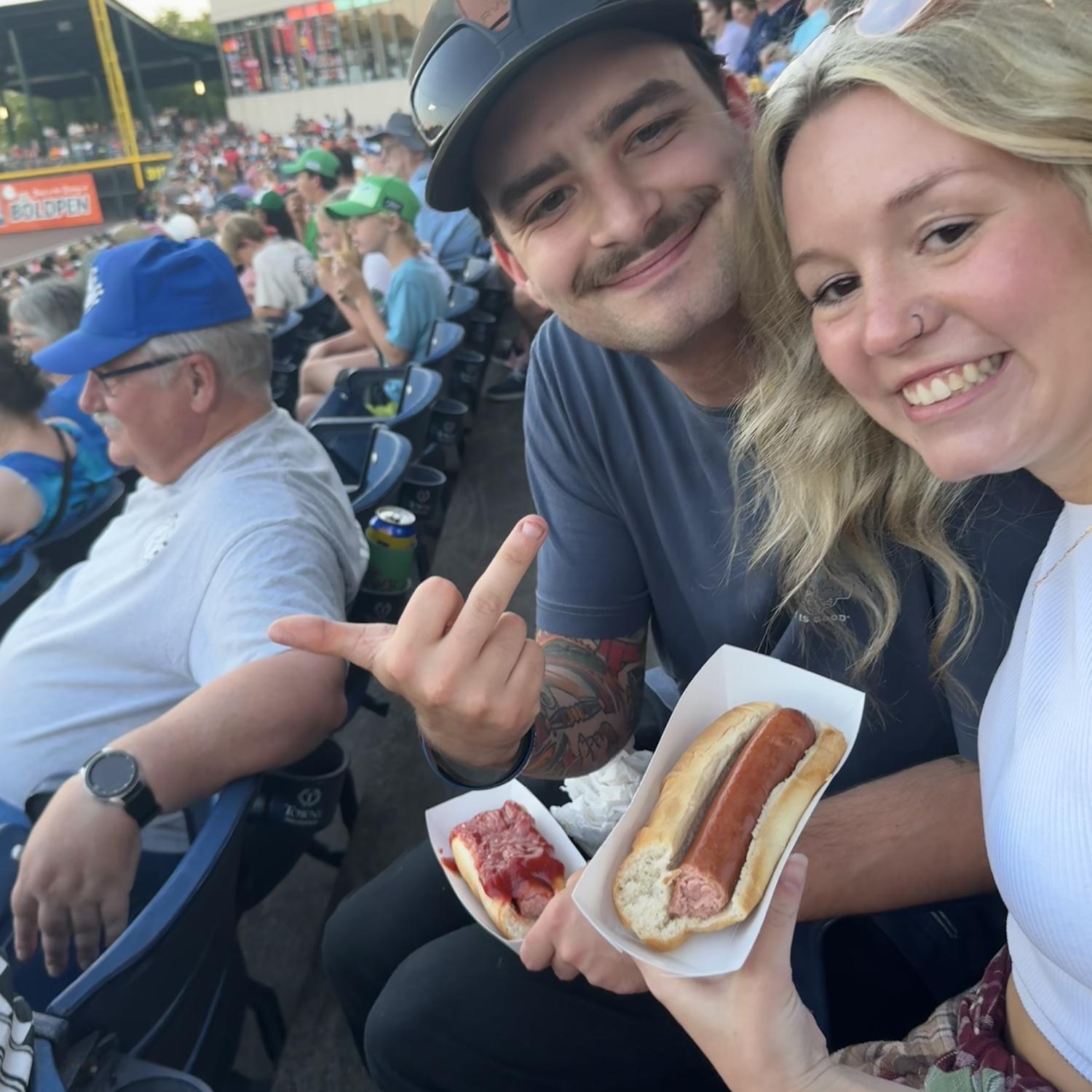 Our favorite things: glizzys and baseball games