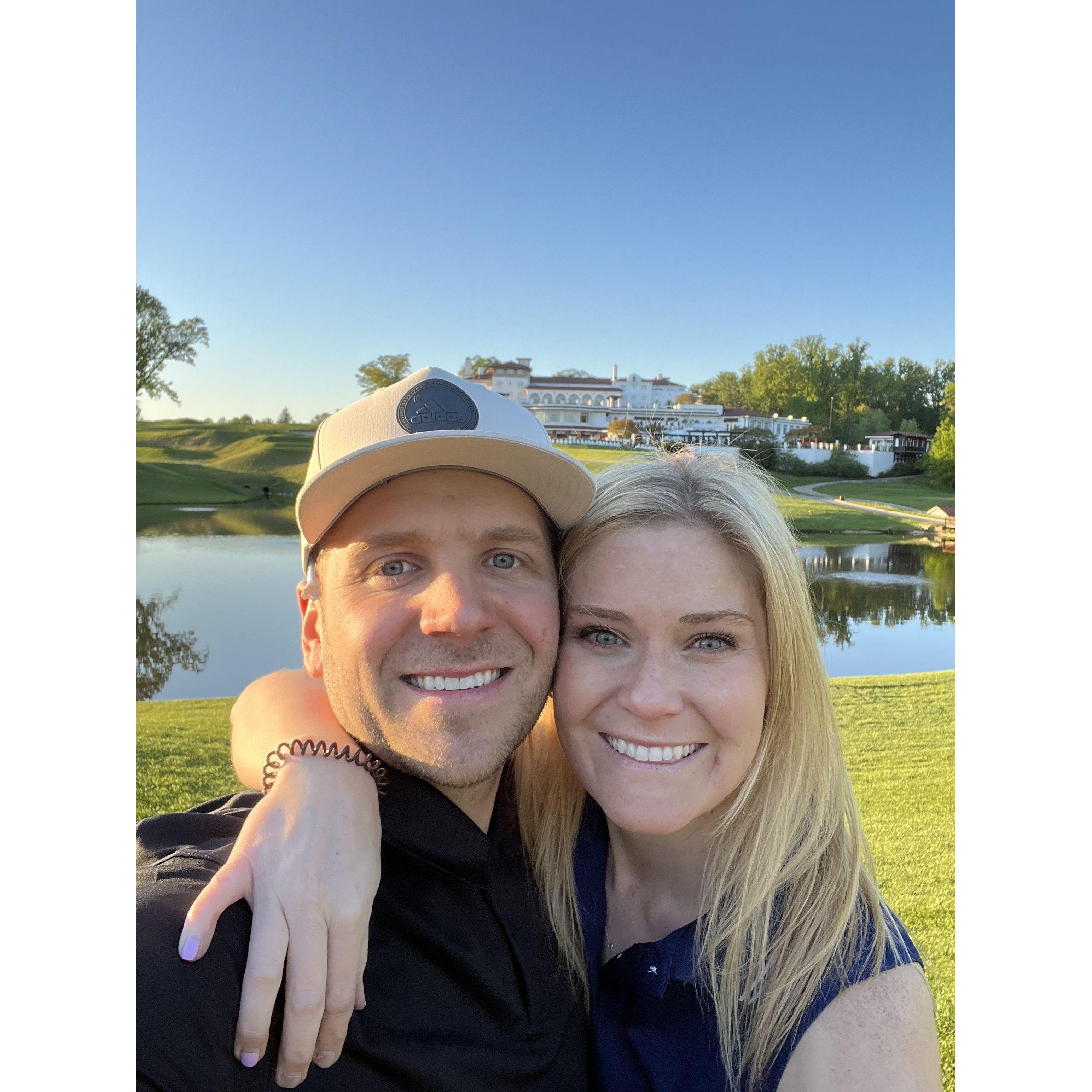 Golfing at Congressional Country Club