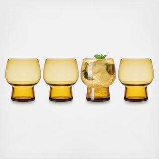 Phoebe Double Old Fashioned Glass, Set of 4