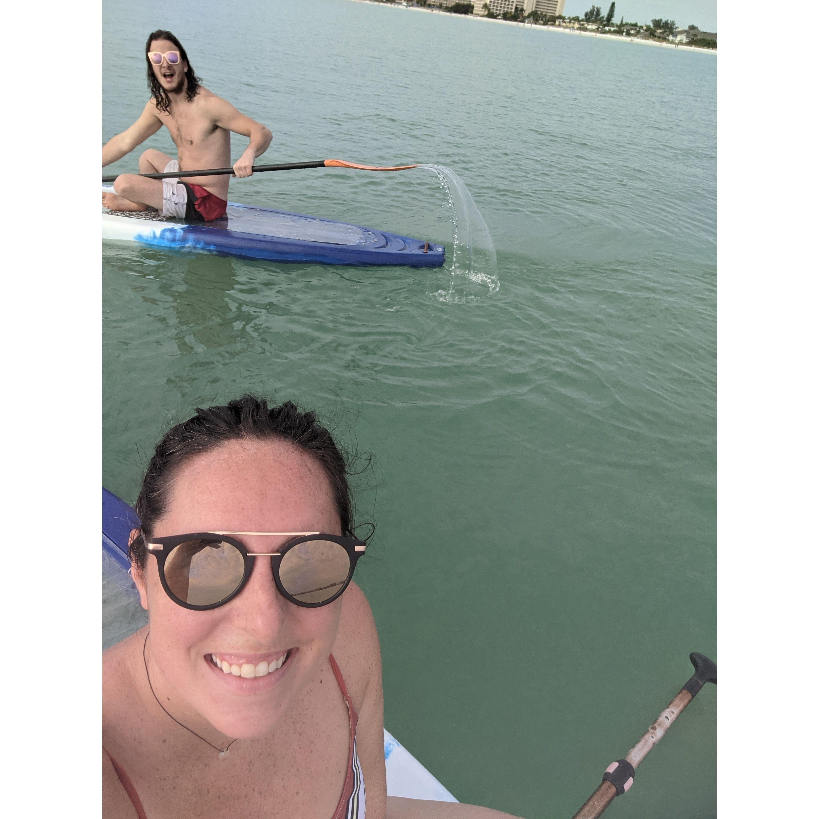 Look at those moves...  and those shades. Siesta Key 2020
