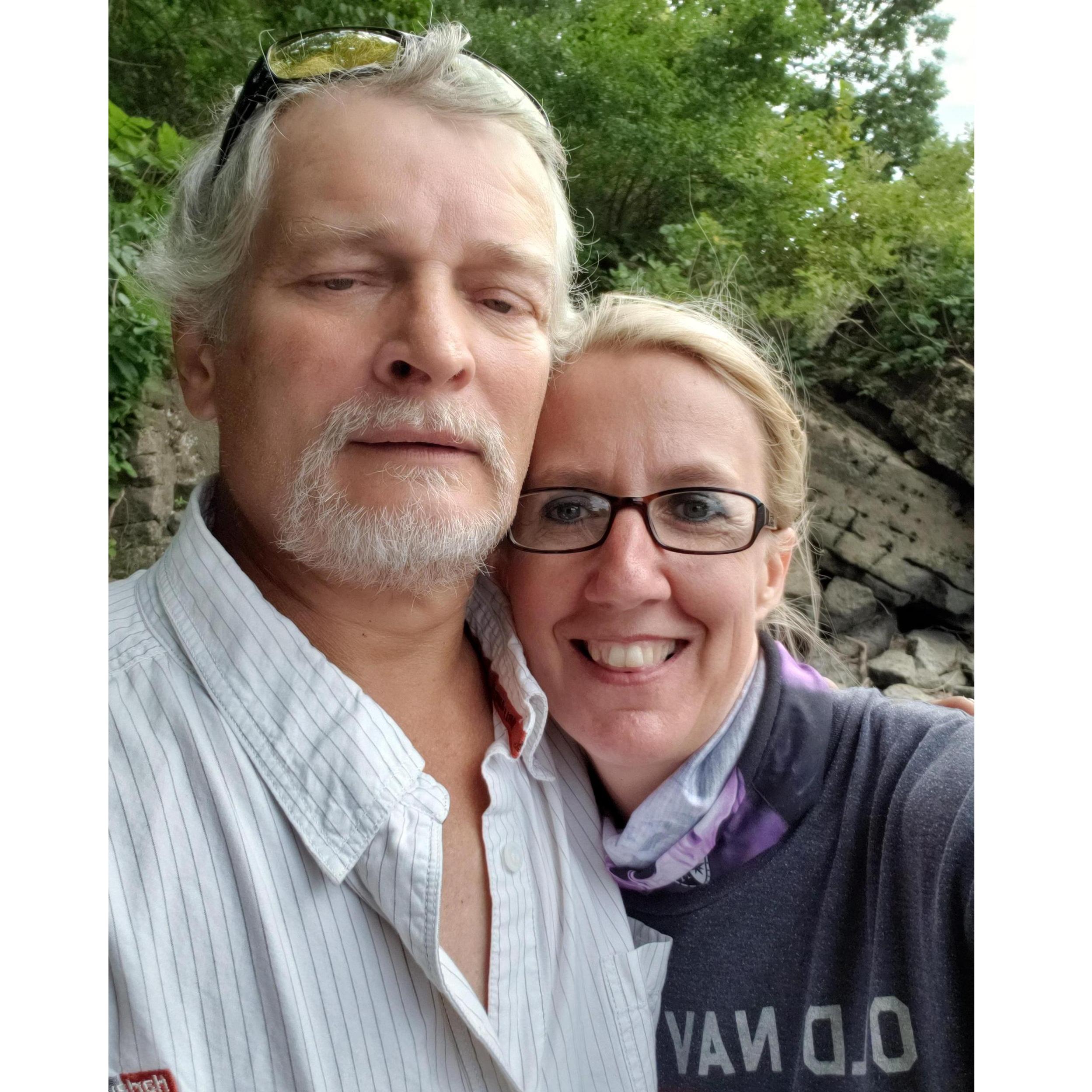 Motorcycle ride to the state park.