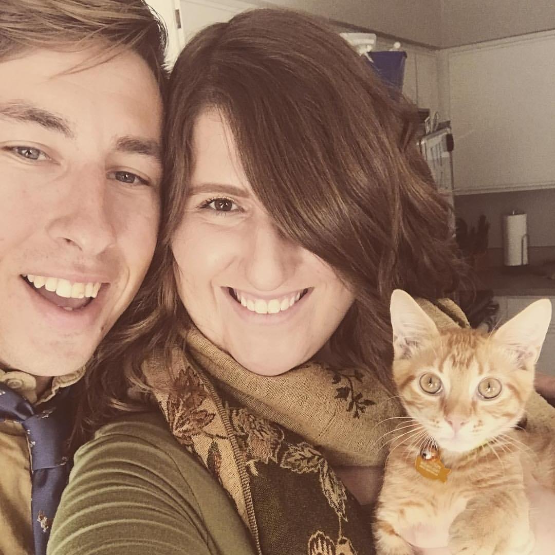 Us and our lovely kitten Hamilton!