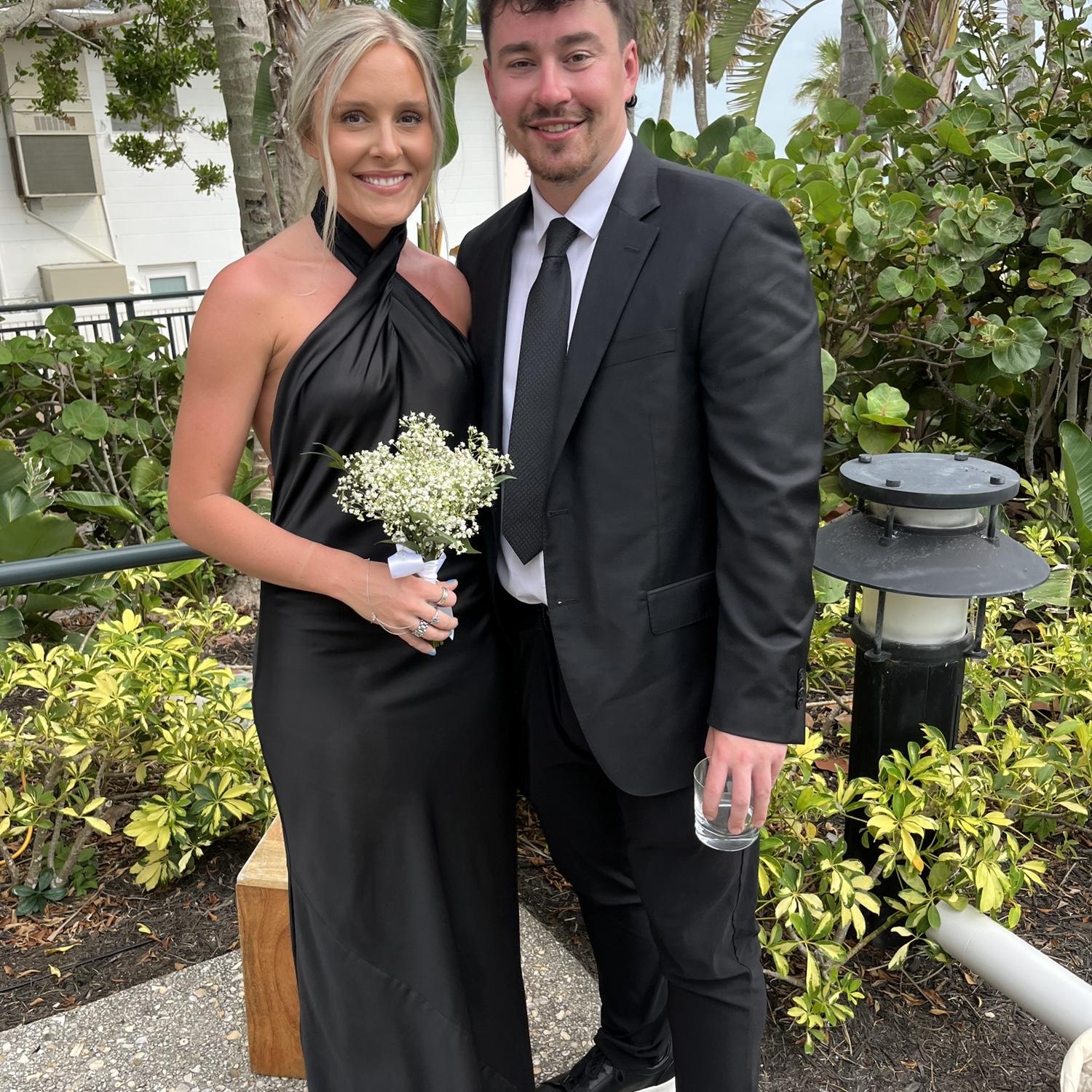 Our first time attending a wedding together!