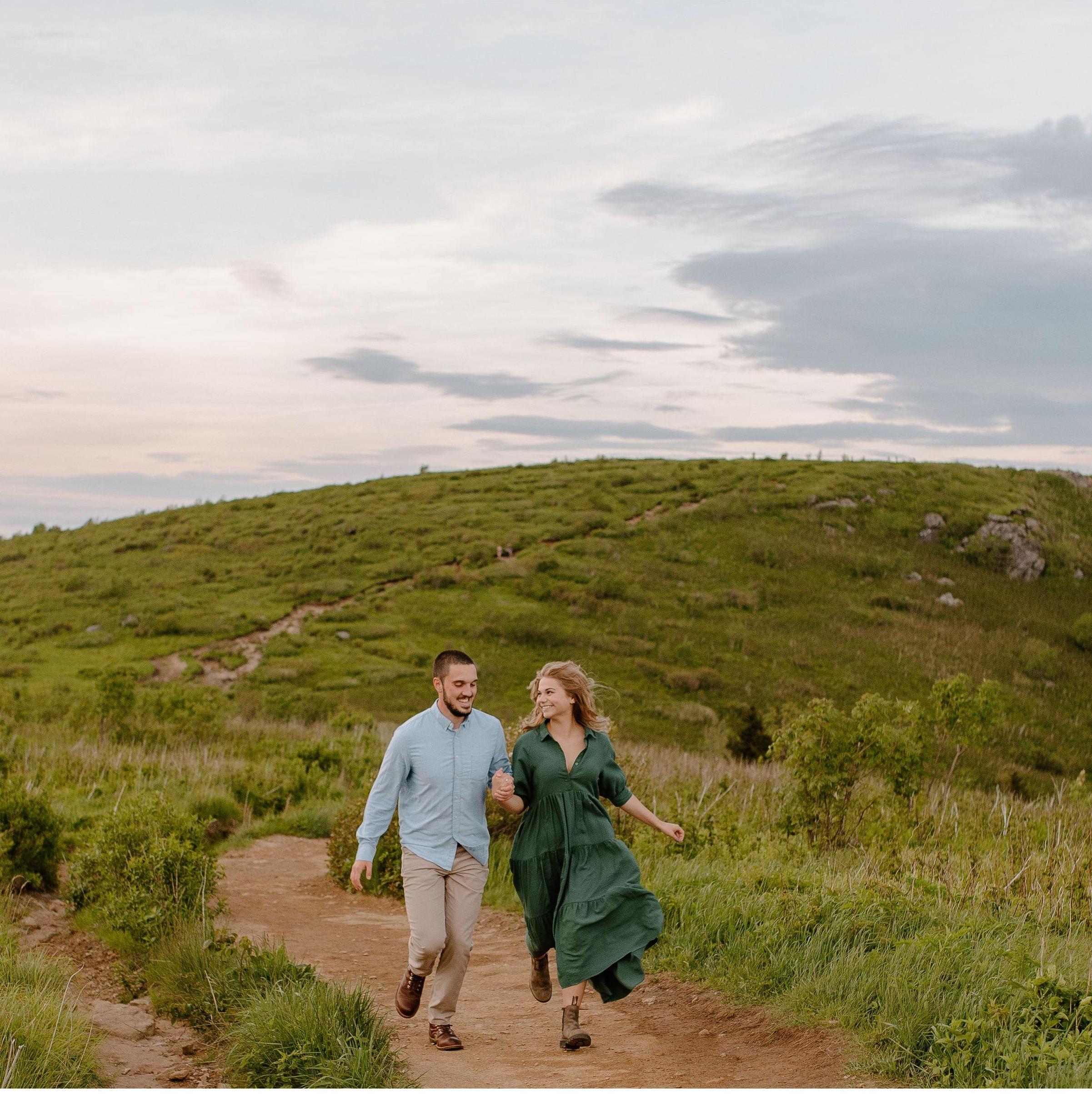 Engagement photos in the Smokies by Morgan Augusta Images. June 2022.