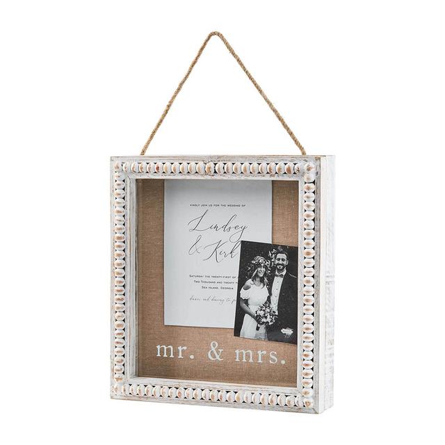 Beaded Wedding Shadow-Box