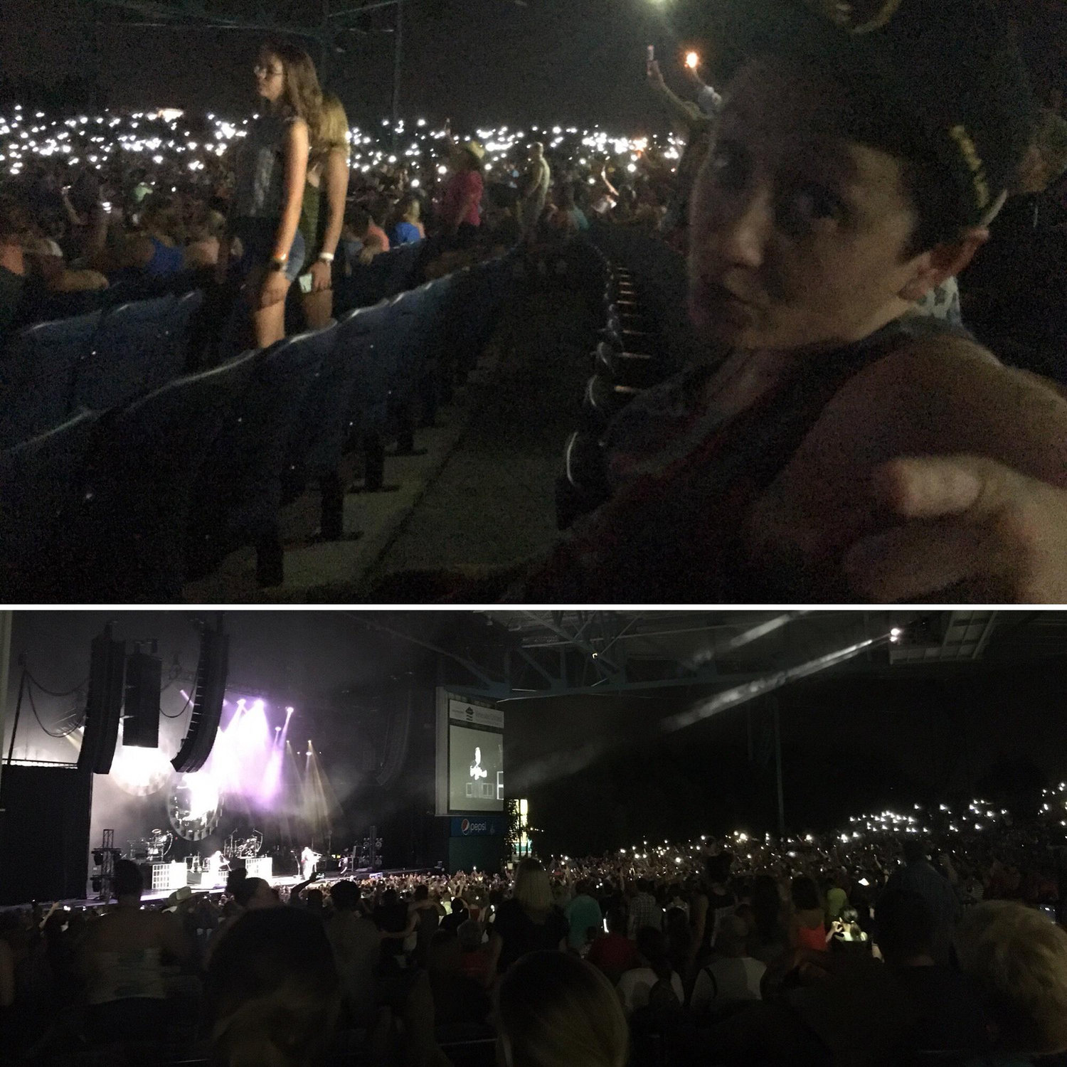 Caitlyn’s first Rascal Flatts concert! This picture was taken when Angela sang God Bless the Broken Road. It was magical. We hung out with friends and their little girls who absolutely adore Angela.