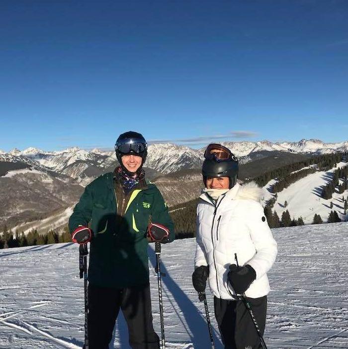 It takes courage to follow a Forgo down a ski trail!