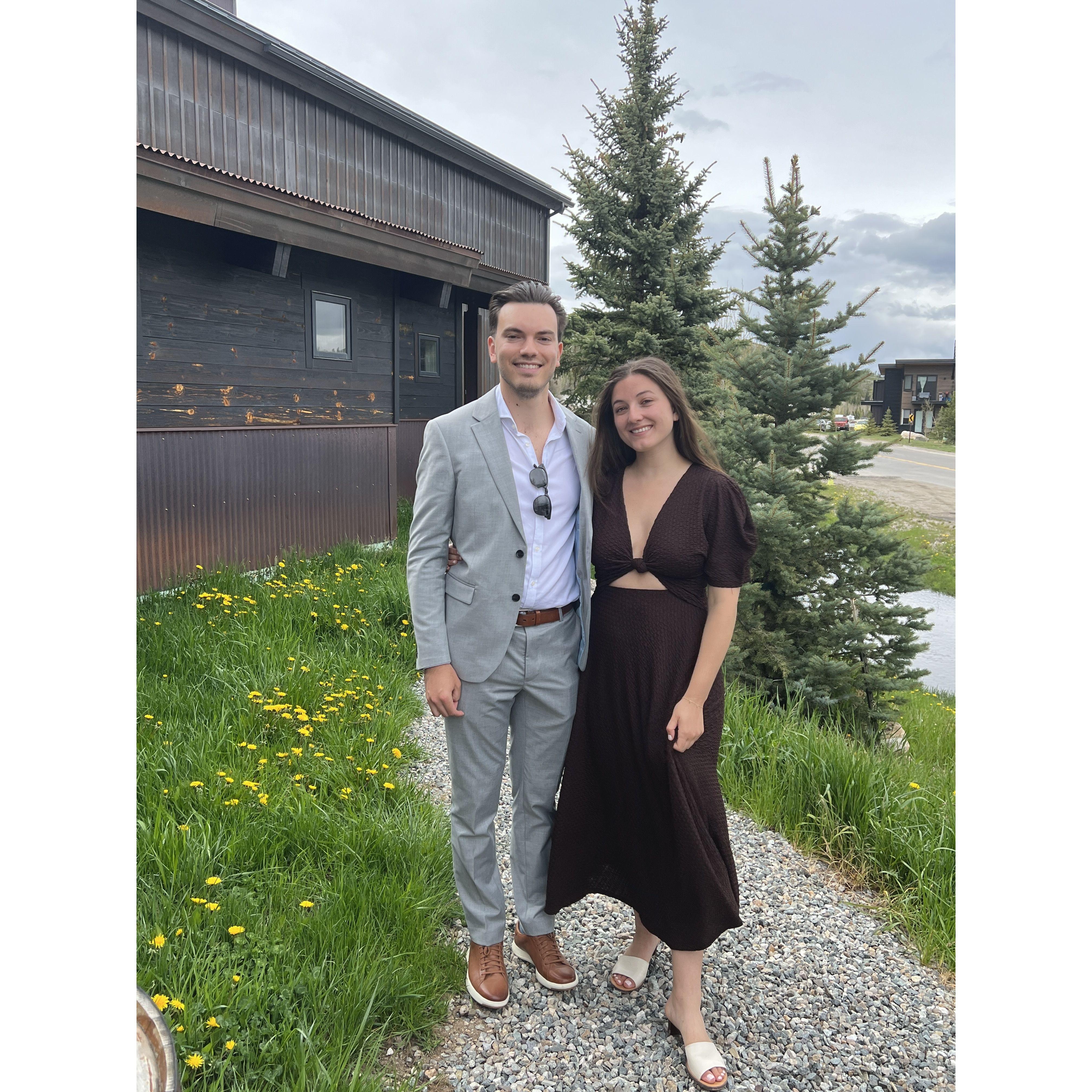 Emma and Charlie's wedding in Breckenridge, Colorado 6/3/23