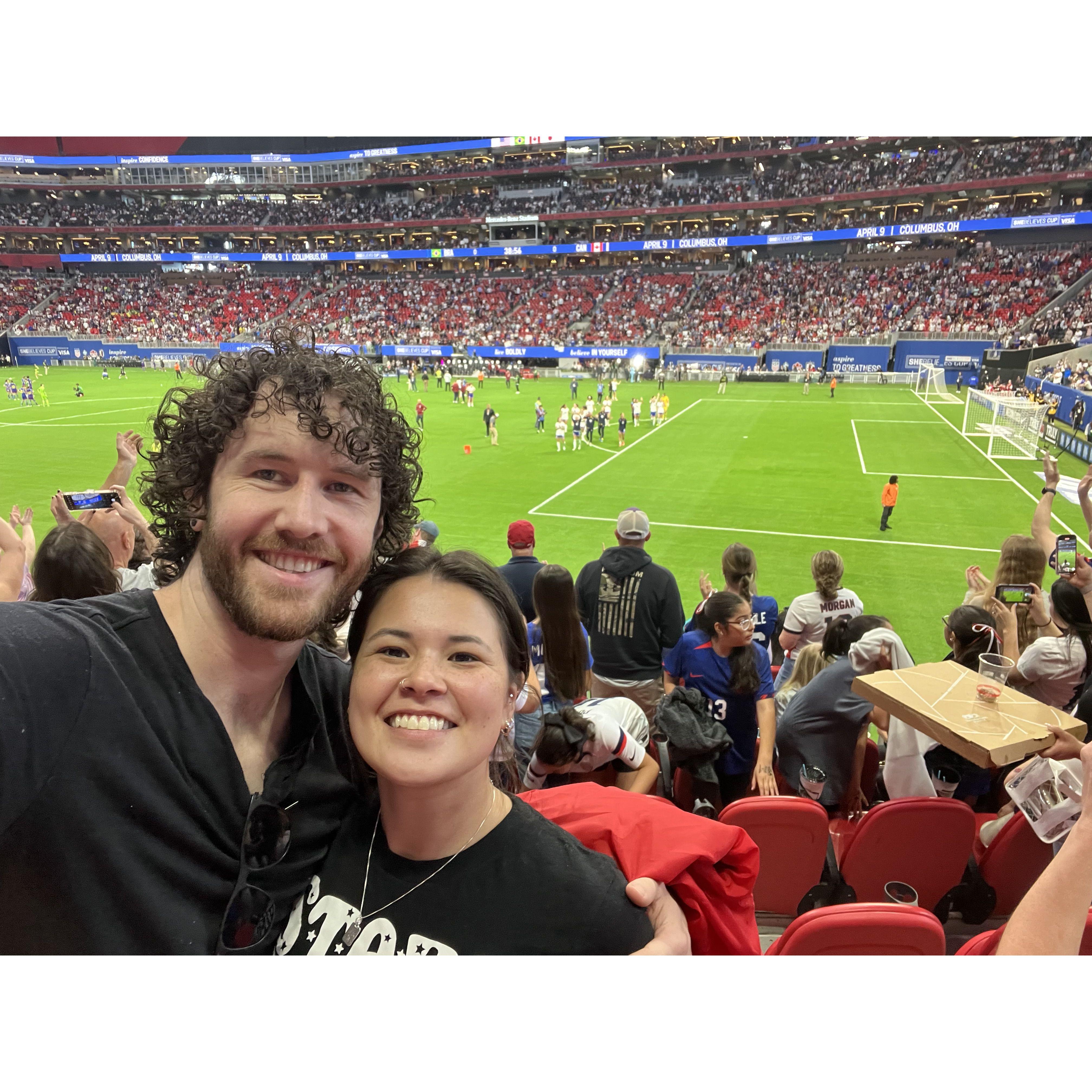 We love women's soccer