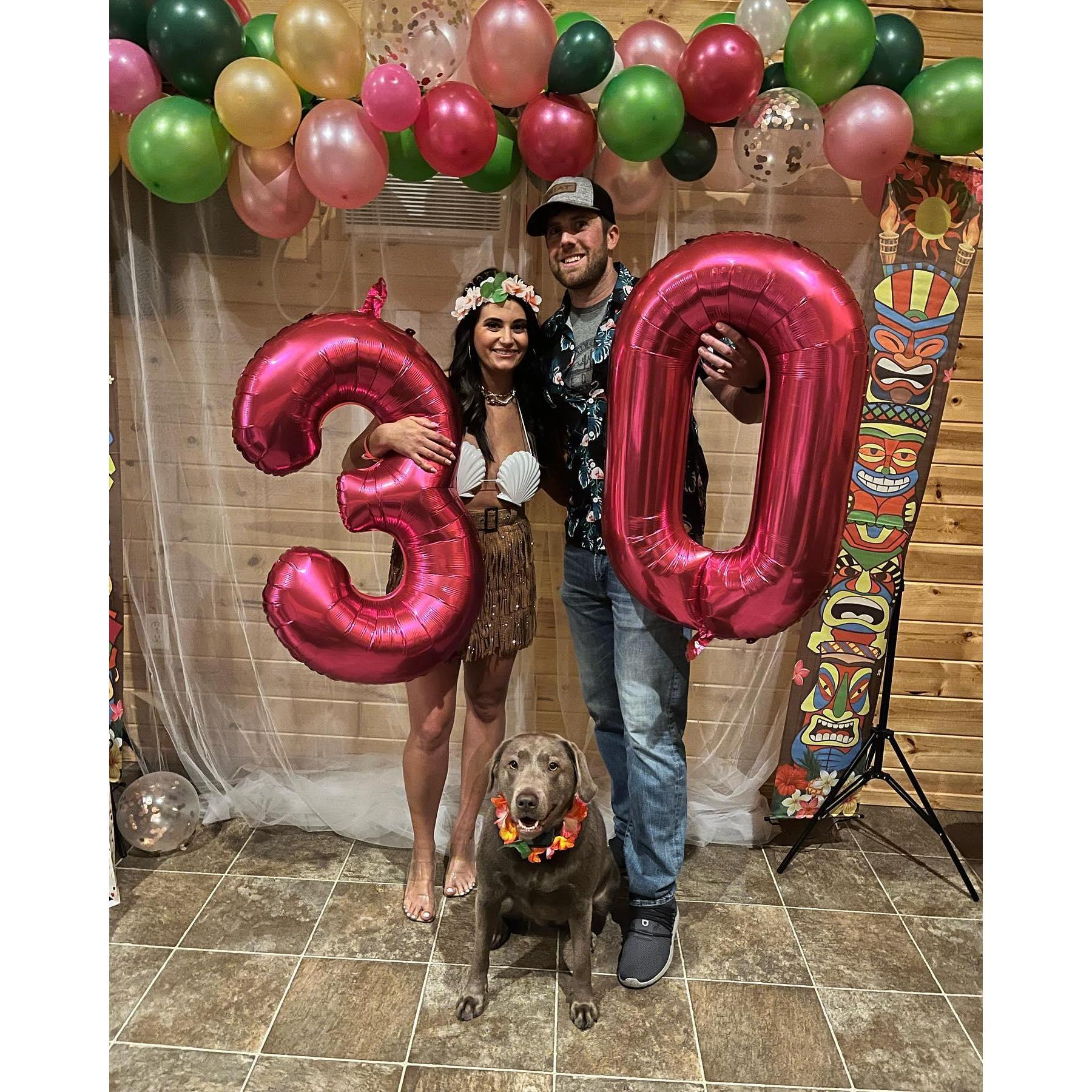 Jason's surprise 30th birthday for Melissa