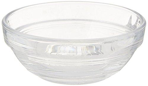 Duralex Made In France Lys Stackable 8 Piece Glass Bowl Set, 2 oz, Clear