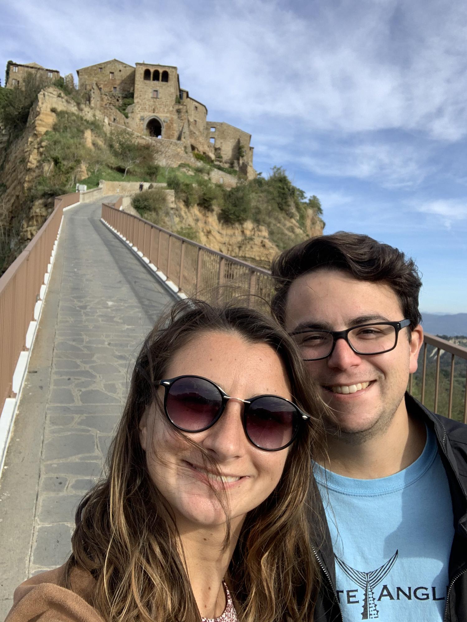 We stumbled upon an abandoned village a top of a cliff on a road trip through Tuscany between Florence and Rome