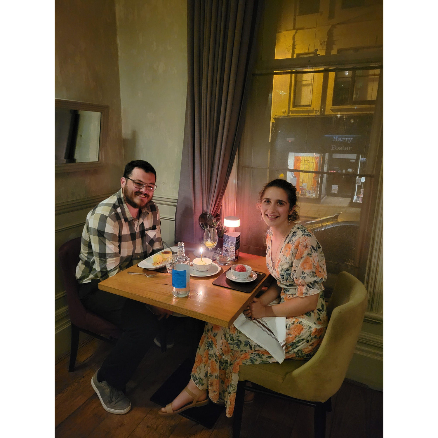 Our engagement celebration dinner