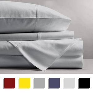 Mayfair Linen 100% EGYPTIAN COTTON Sheets, SILVER KING Sheets Set, 800 THREAD COUNT Long Staple Cotton, SATEEN Weave for Soft and Silky Feel, Fits Mattress upto 18'' DEEP Pocket