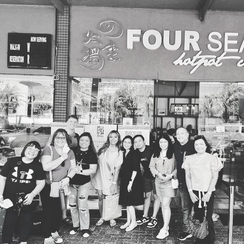 First time for Zach meeting Pamela Joy's family in Manila, Philippines March 2023 🛣️