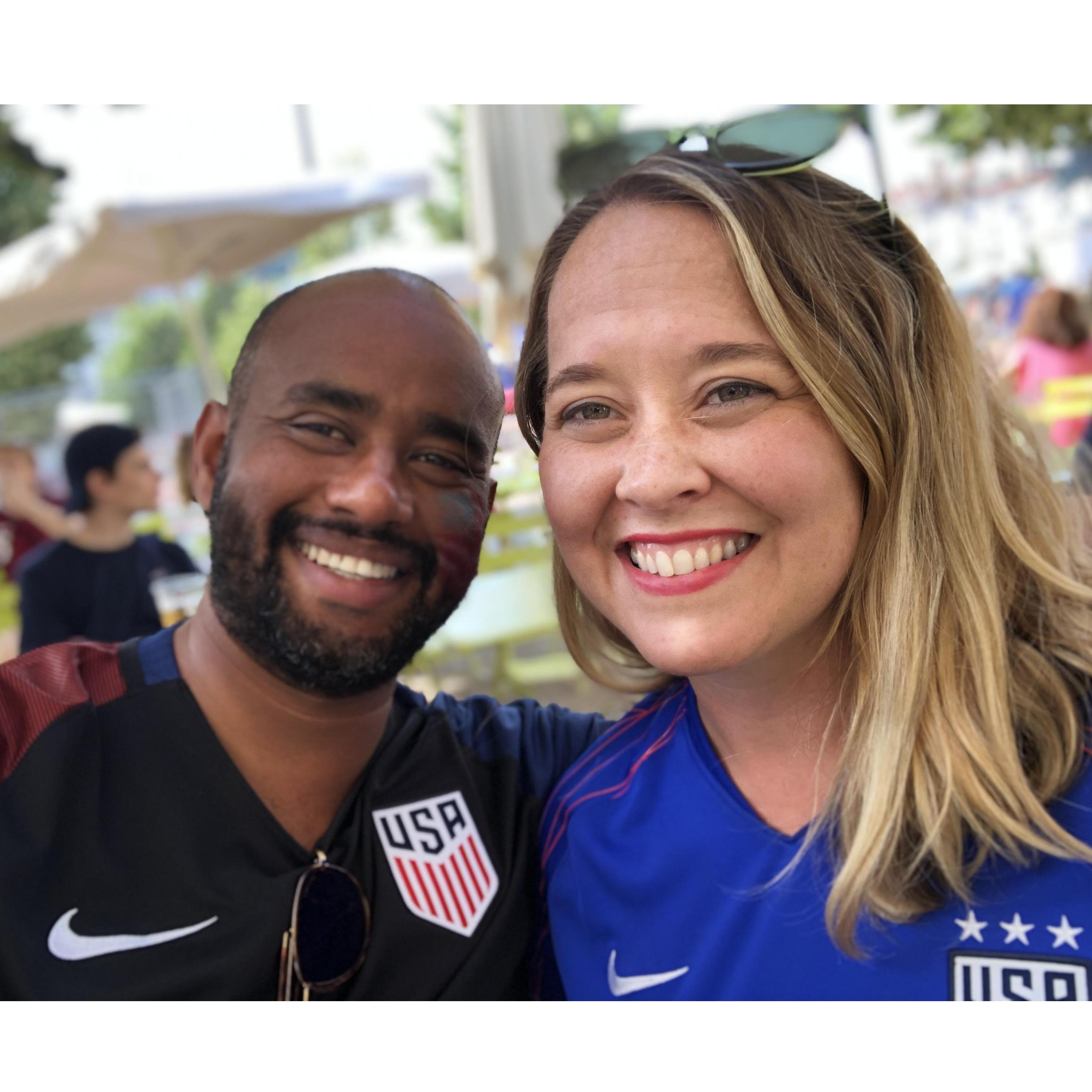 In Lyon at the 2019 Women's World Cup