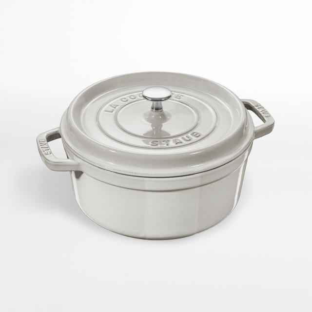 Staub ® 5.5-Qt. White Truffle Round Dutch Oven