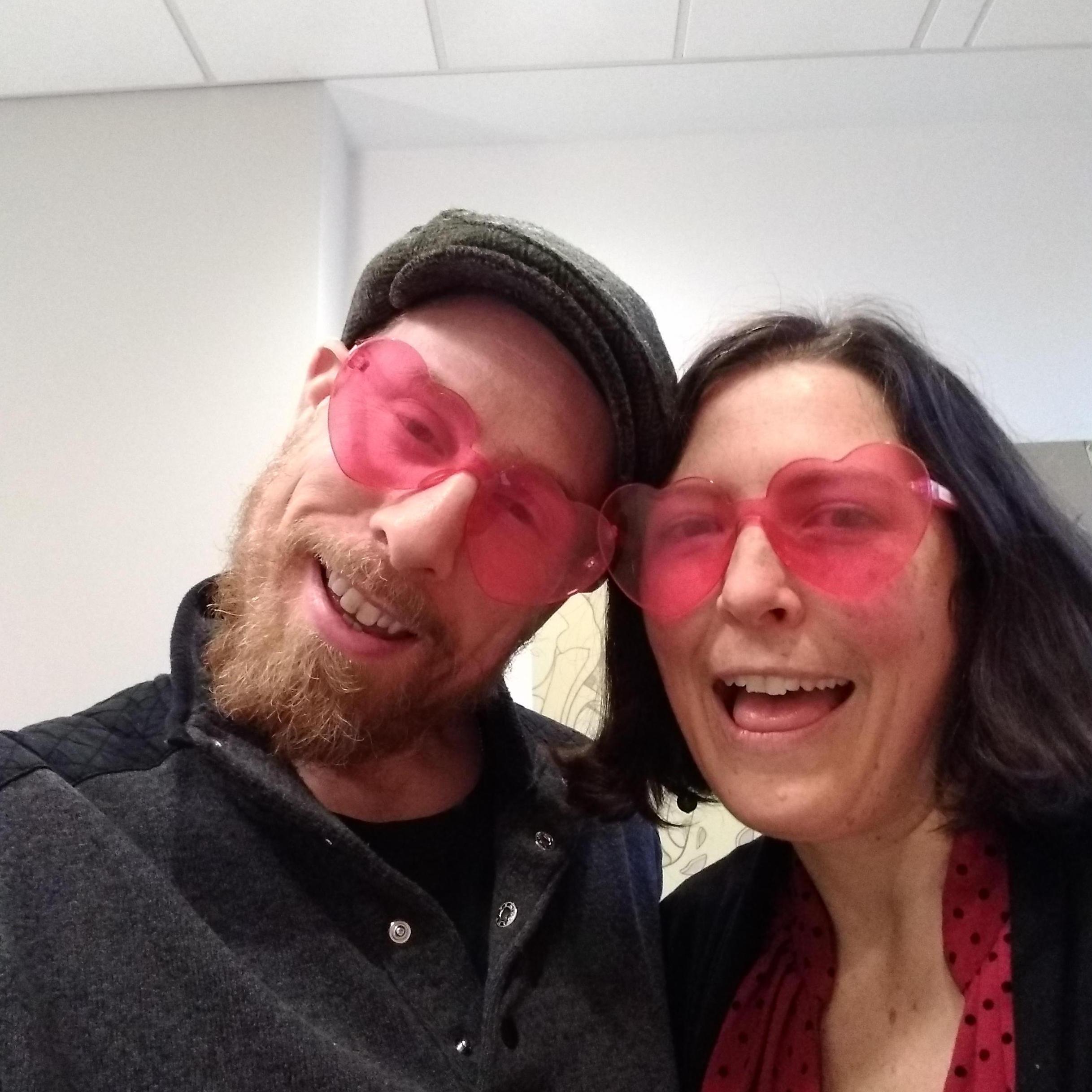 Enjoying life through rose-colored glasses at the Susquehanna Art Museum in Pennsylvania