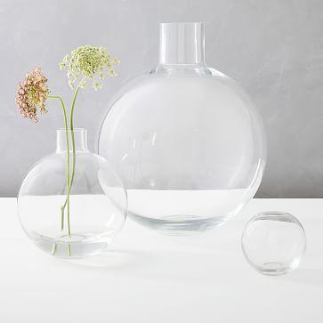 Foundations Glass Vases - Clear