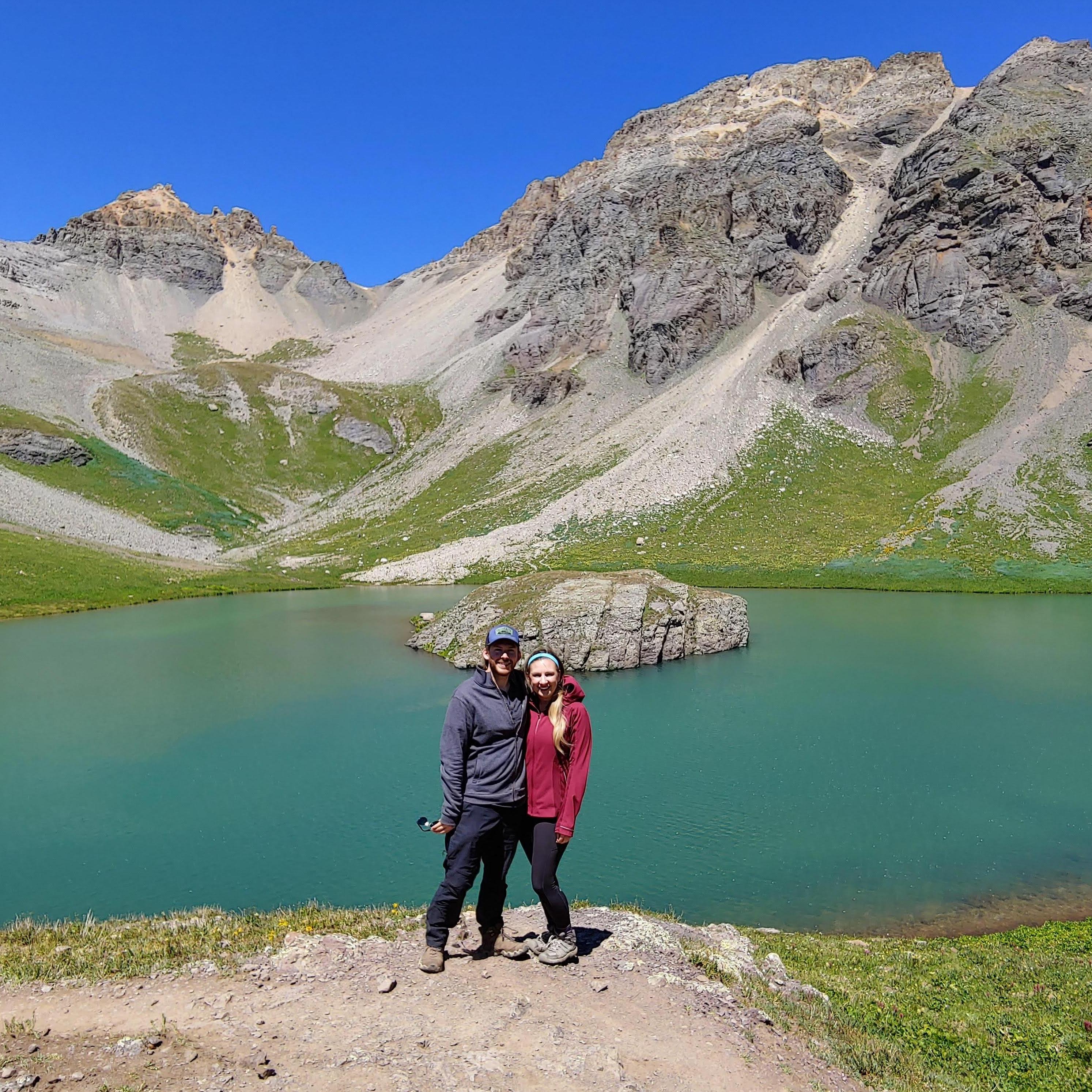 Island lake near Silverton, Colorado. July 2020.
