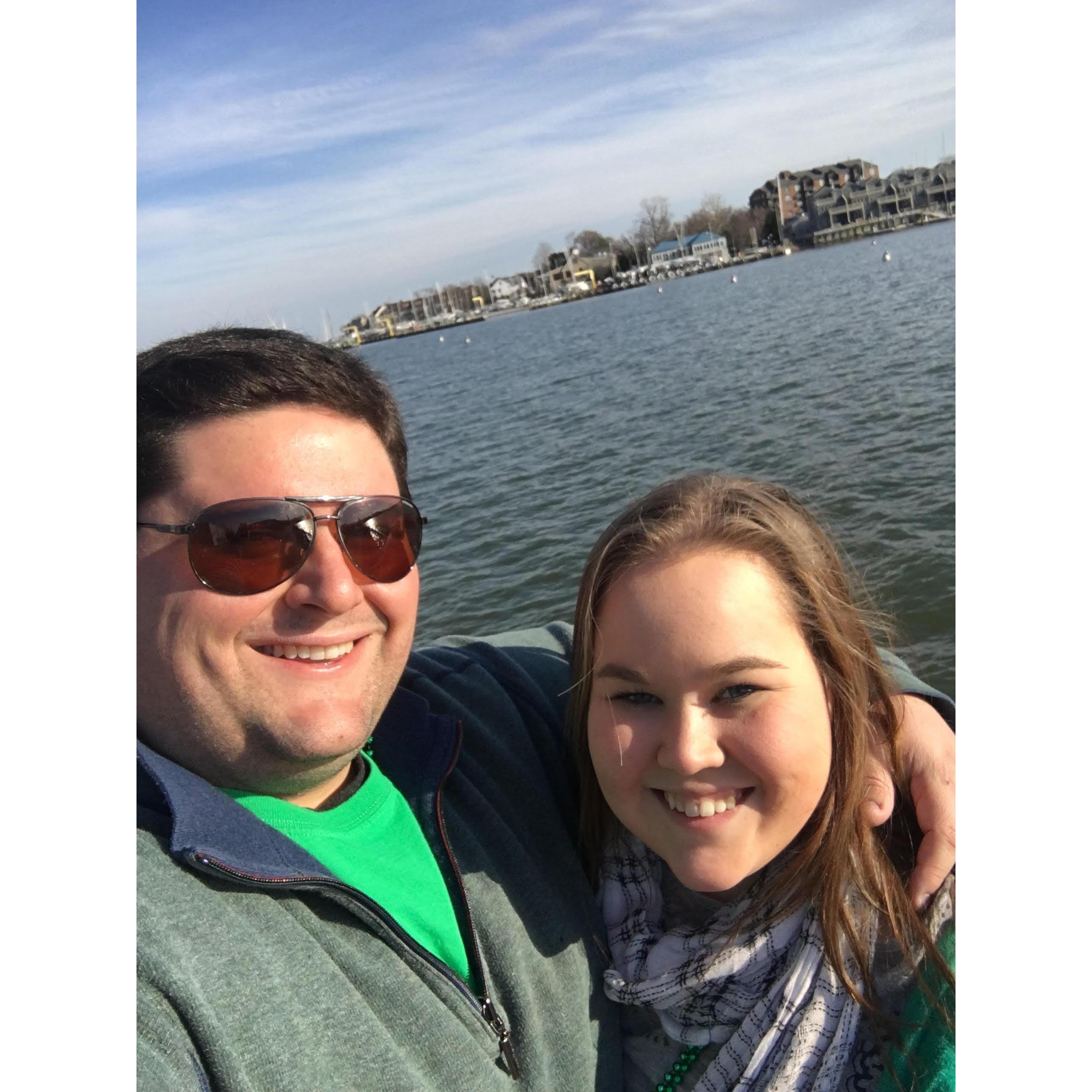 Our third date - first picture of us 2018