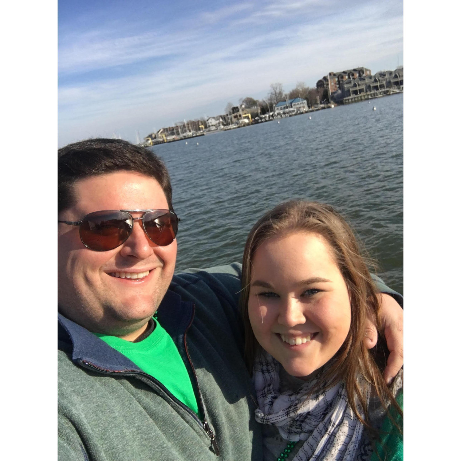 Our third date - first picture of us 2018