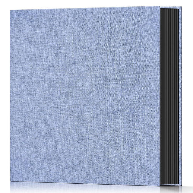 Popotop Photo Album 4x6 600 Pockets for Wedding Gifts,Linen Hardcover Picture Albums for Family Anniversary Baby Vacation Pictures