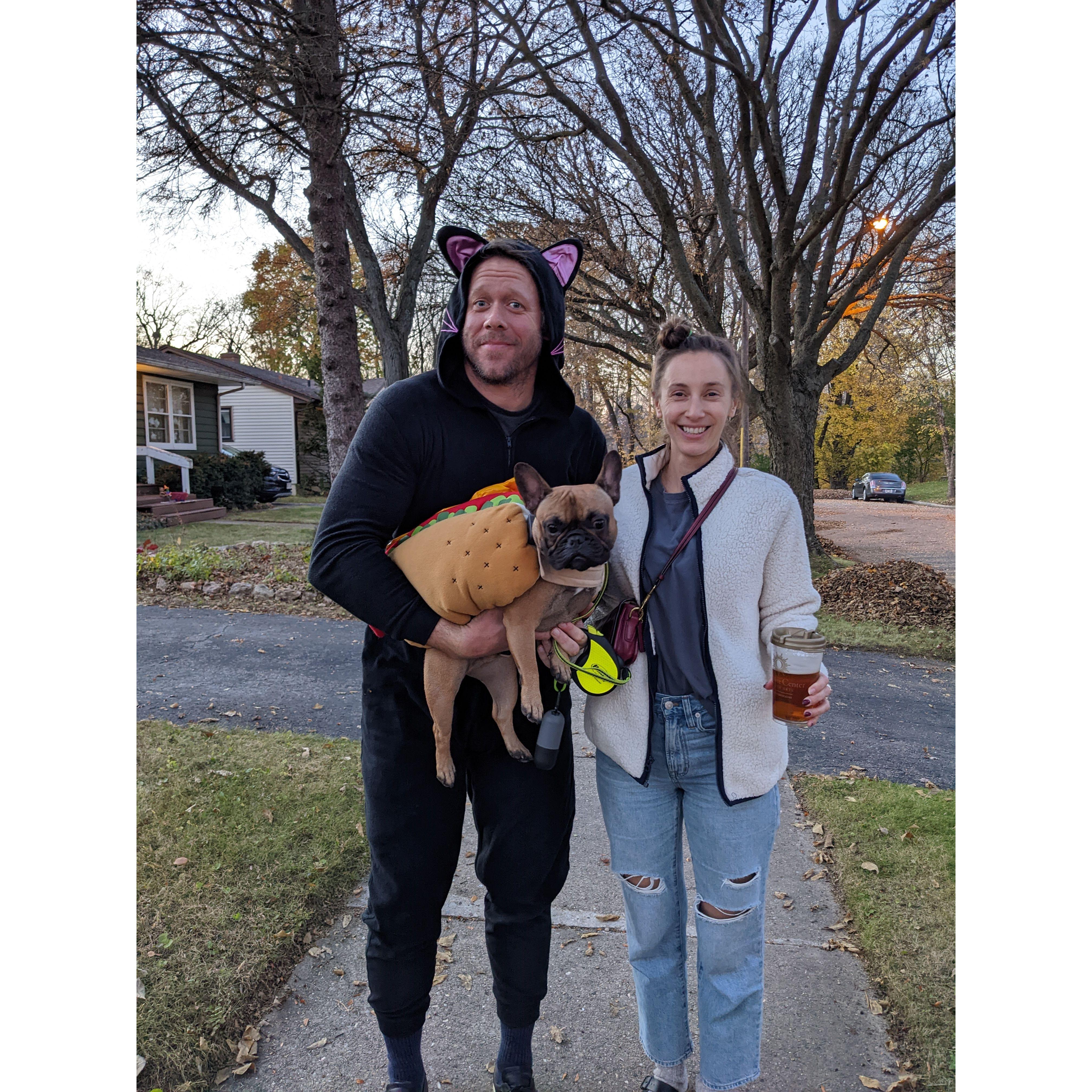 Everyone got to pick out their own costumes and/or roadies