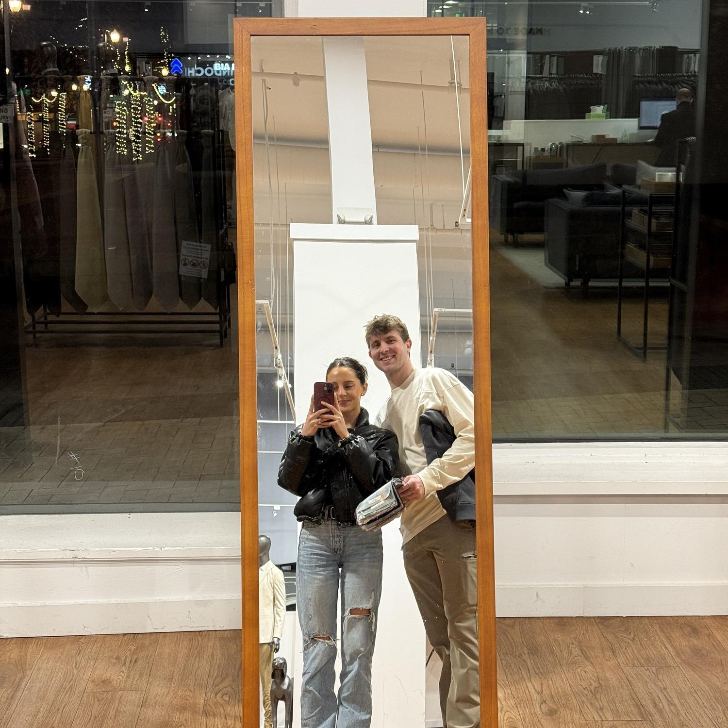 Suit shopping in Portland for the wedding