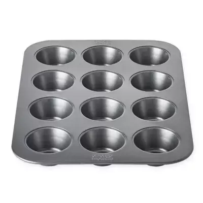 Chicago Metallic™ 12-Cup Nonstick Muffin Pan with Armor-Glide Coating