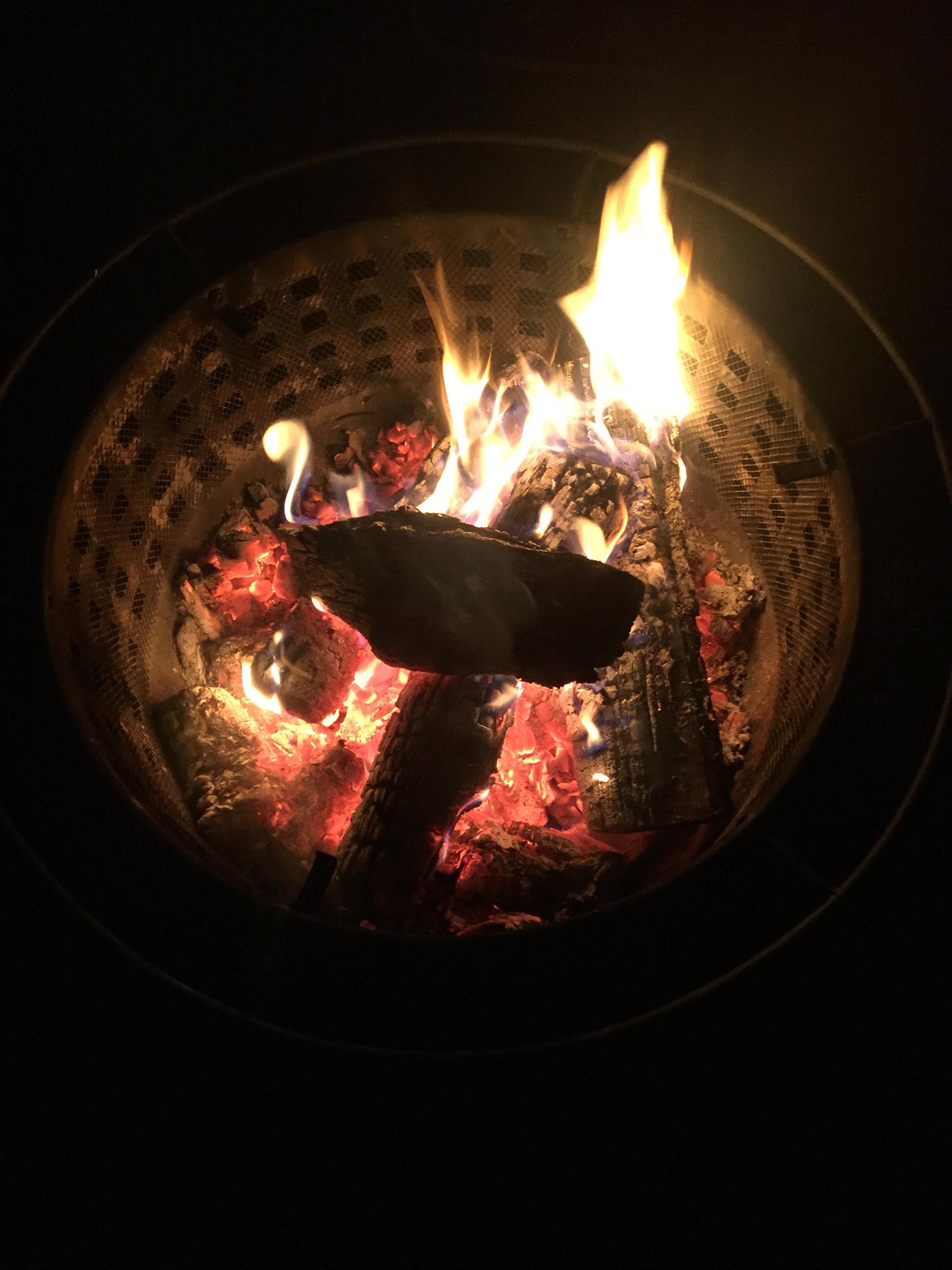Fireside halts make for gentle talks